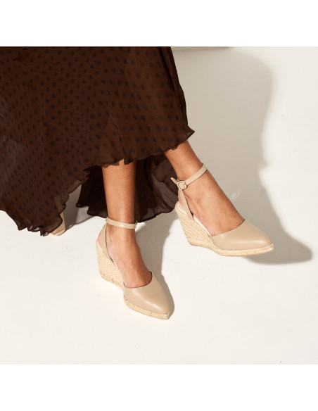 Espadrille Compensée à Bout Pointu Kos