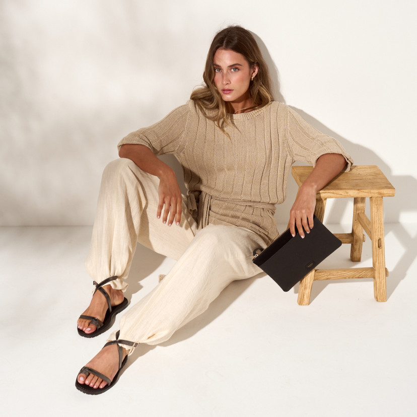 Sandalia Tiras Dedo Siena