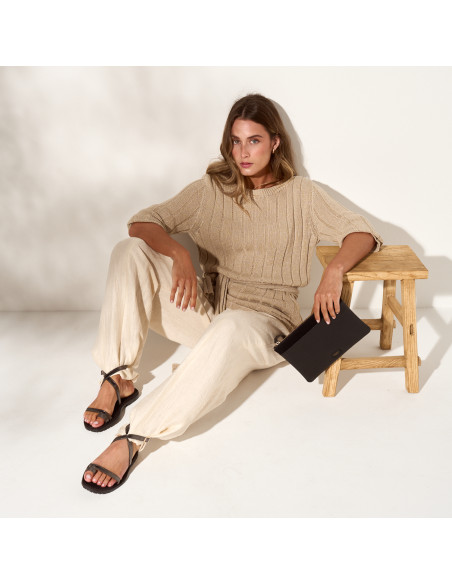 Sandalia Tiras Dedo Siena