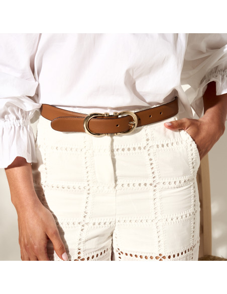 Cinto Feminino Fivela Dupla