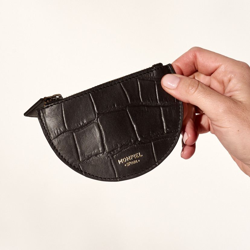 Half Moon Leather Wallet