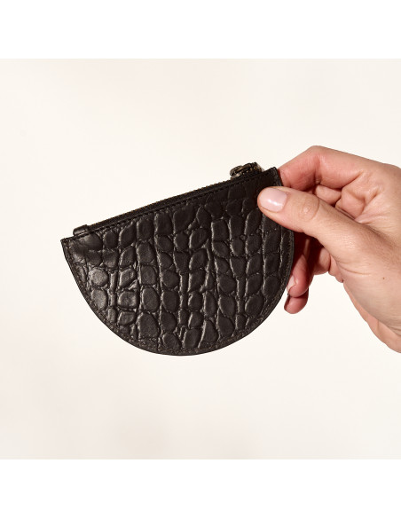 Half Moon Leather Wallet