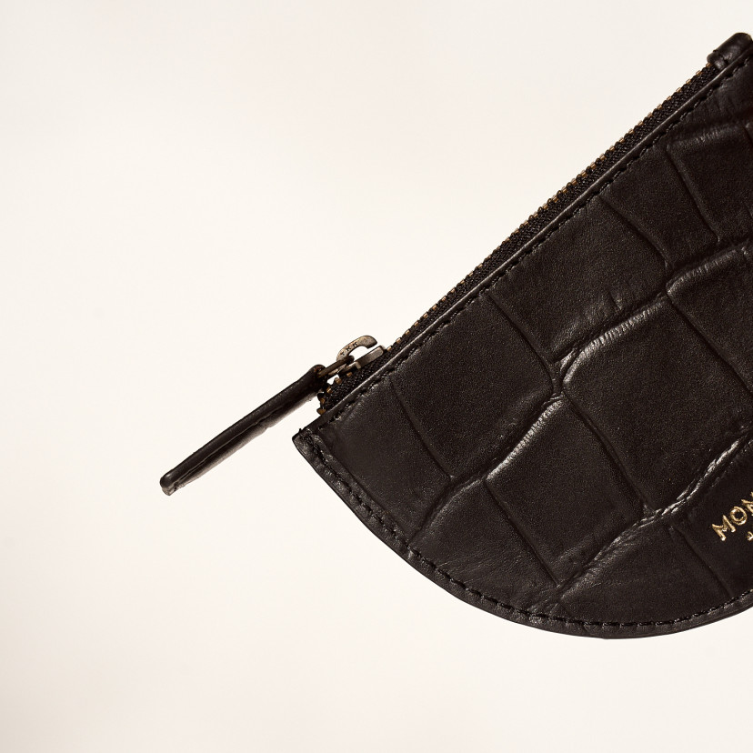 Half Moon Leather Purse