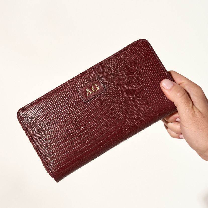 Women's Leather Zip Wallet