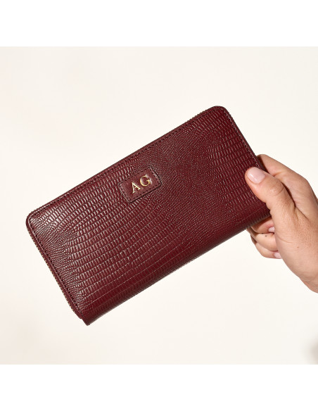Women's Leather Zip Wallet