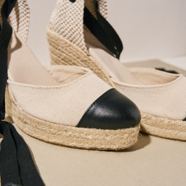 Leather Espadrilles Wedge... 2