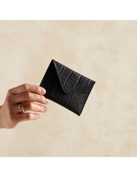 Porte-cartes en cuir