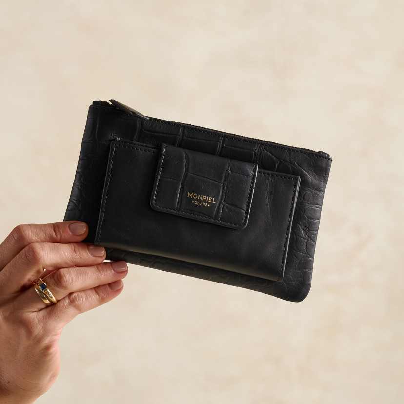 Cartera de Piel Señora Bolsa