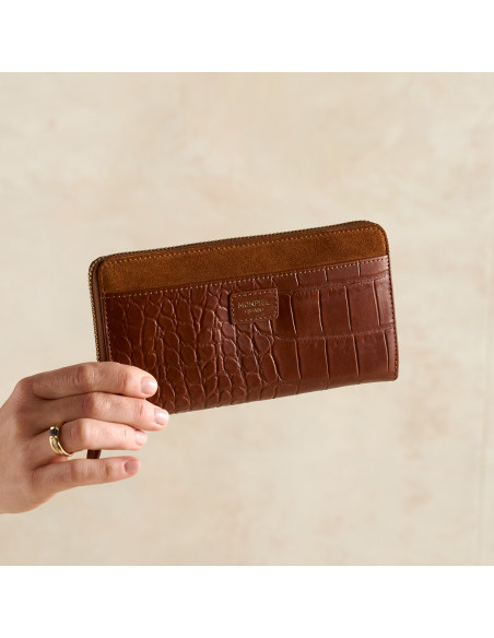 Cartera Mujer Piel Cremallera