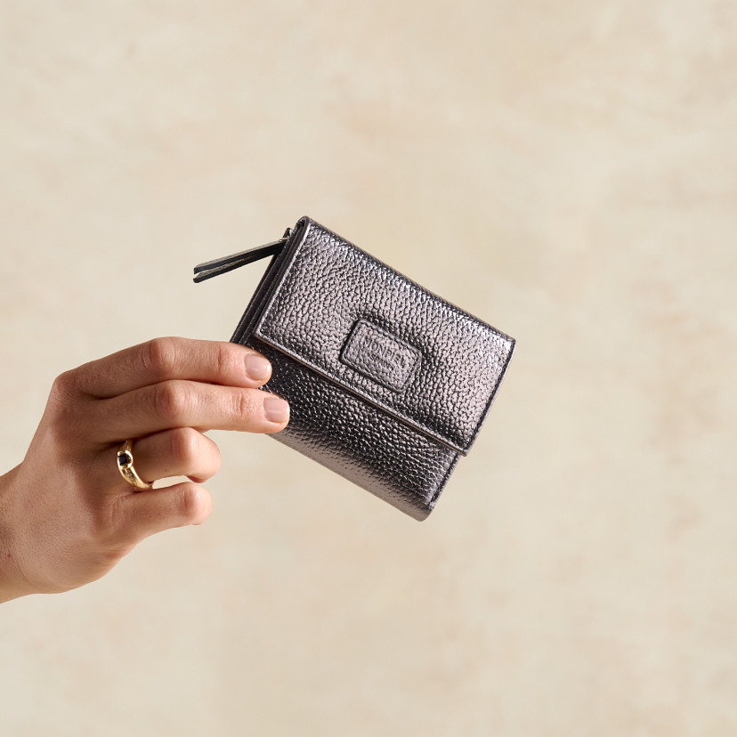 Petit Portefeuille en Cuir avec Porte-monnaie