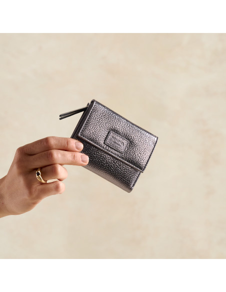 Small Leather Wallet with Coin Purse