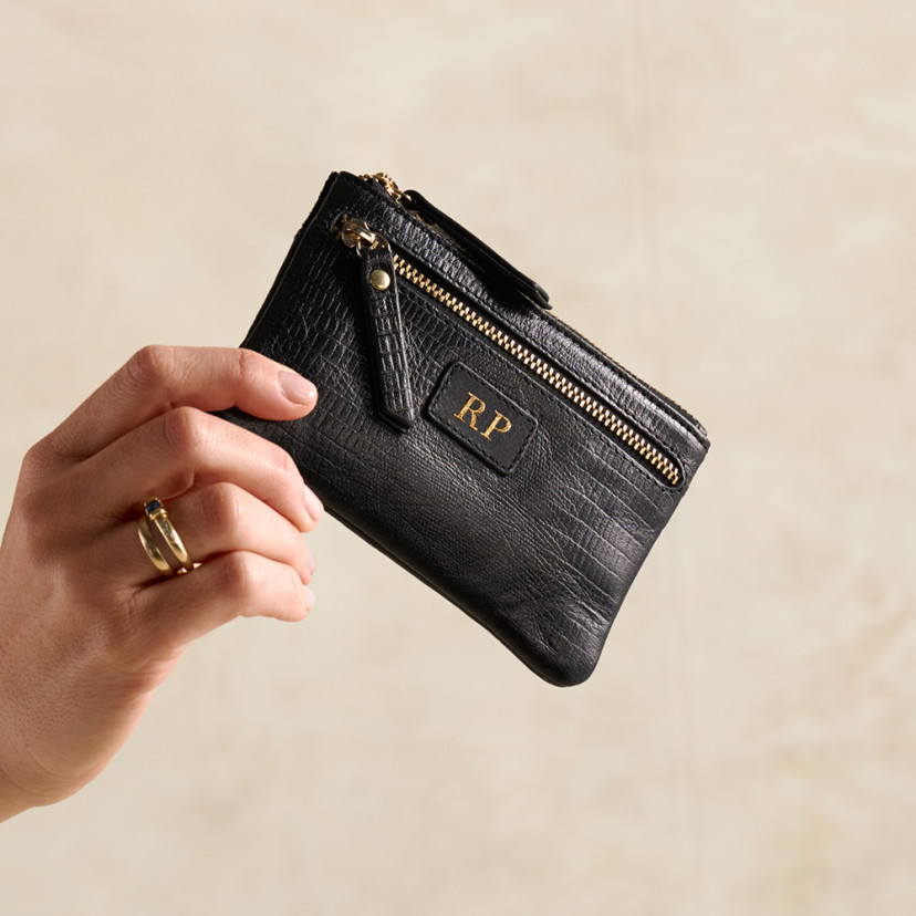 Women’s Leather Coin Purse with Pocket