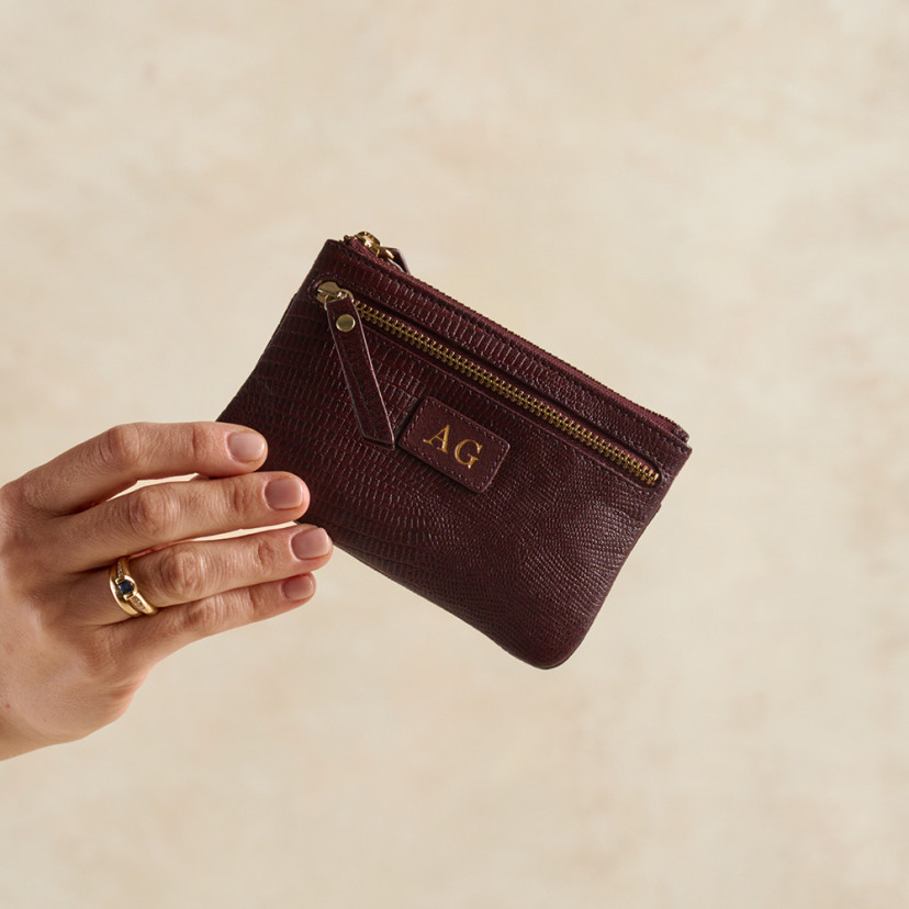 Monedero de Piel para Mujer con Bolsillo