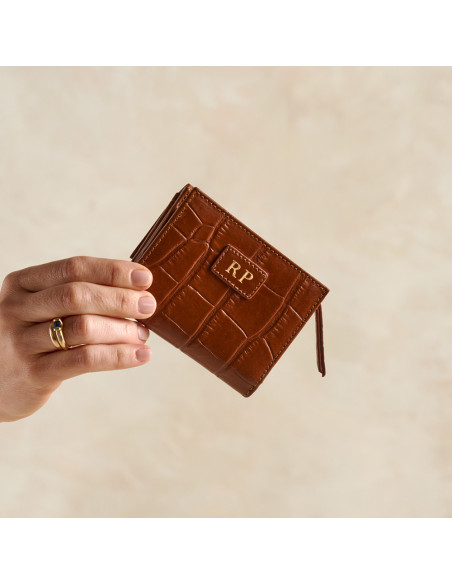 Petit Portefeuille en Cuir avec Porte-monnaie