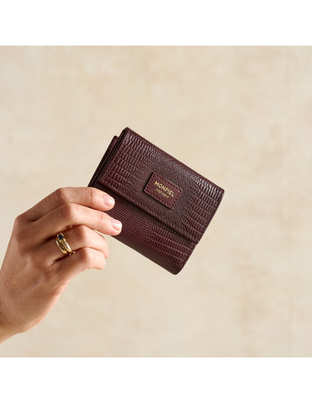 Petit Portefeuille en Cuir avec Porte-monnaie