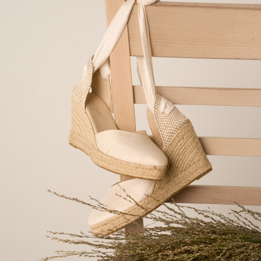 Espadrille Elba Soie Mariée 2