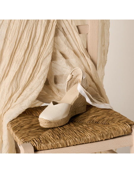 Espadrilles Leather Wedge Espadrille Bride