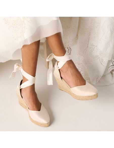 Elba Silk Bridal Espadrille