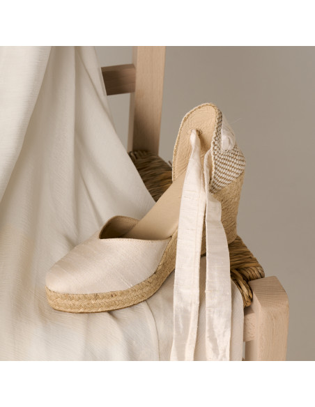 Elba Silk Bridal Espadrille