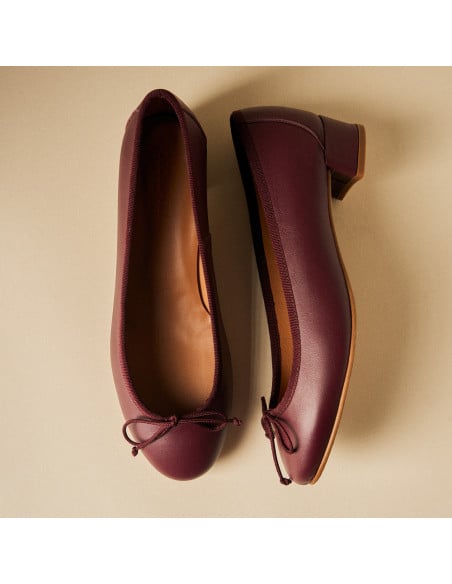 Julieta Bow Ballet Pump with Low Heel