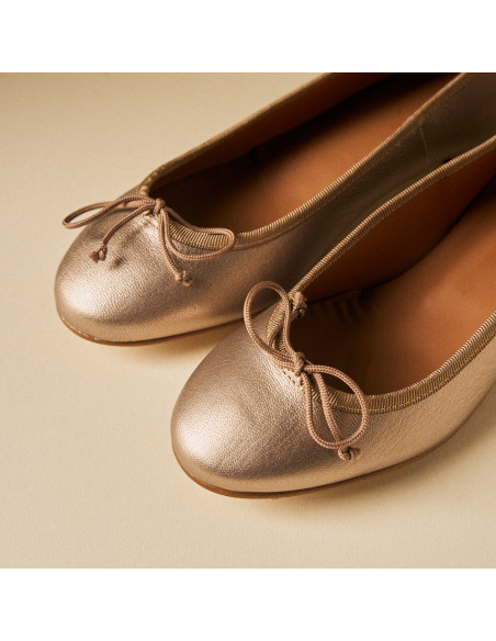 Ballerine Julieta avec nœud et talon