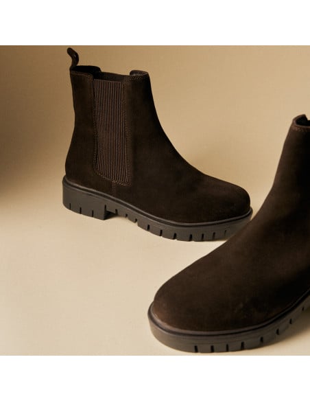 Chelsea-Boot Bianca mit Tracksohle