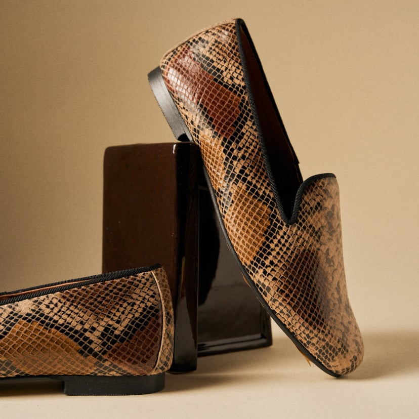 Leather Slipper Felisa | MONPIEL