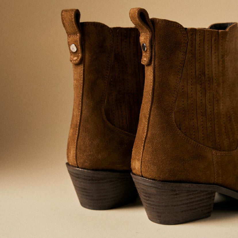 Stivaletto cowboy Vera da donna in pelle