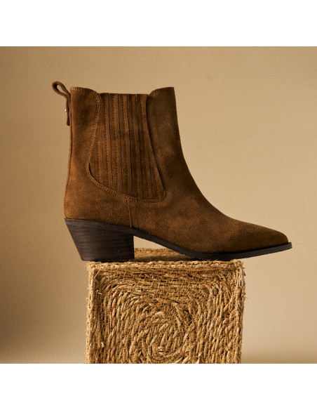Stivaletto cowboy Vera da donna in pelle