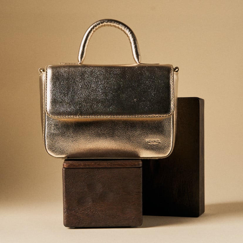 Petit Sac en Cuir Armé | MONPIEL
