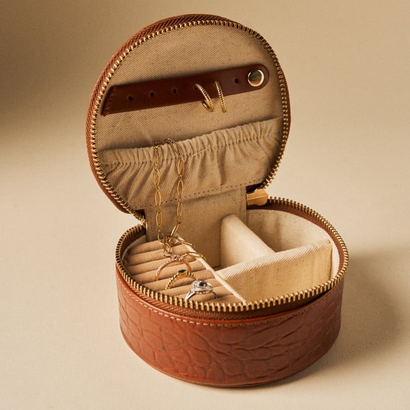 Women’s Leather Jewellery Case | MONPIEL