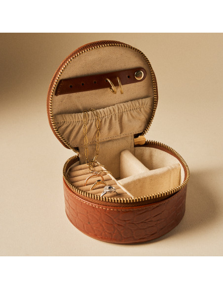 Women’s Leather Jewellery Case | MONPIEL