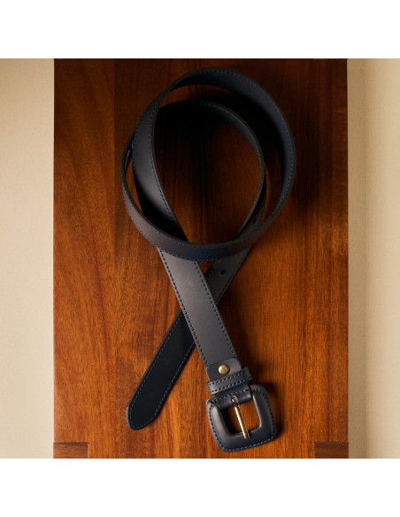 Leather belt Woman with Buckle Leather | MONPIEL