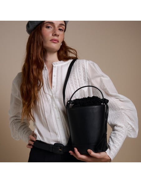Bolso Redondo Cubo Pequeño | MONPIEL
