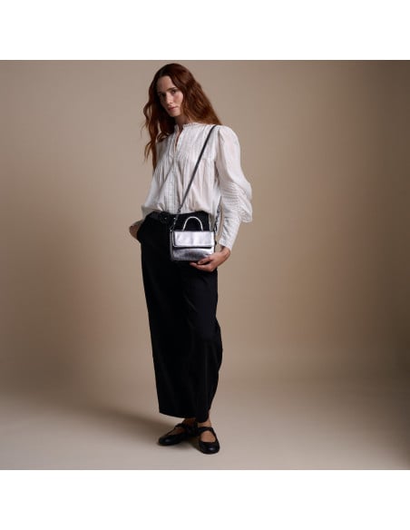 Bolsa Pequena de Couro Estruturada | MONPIEL