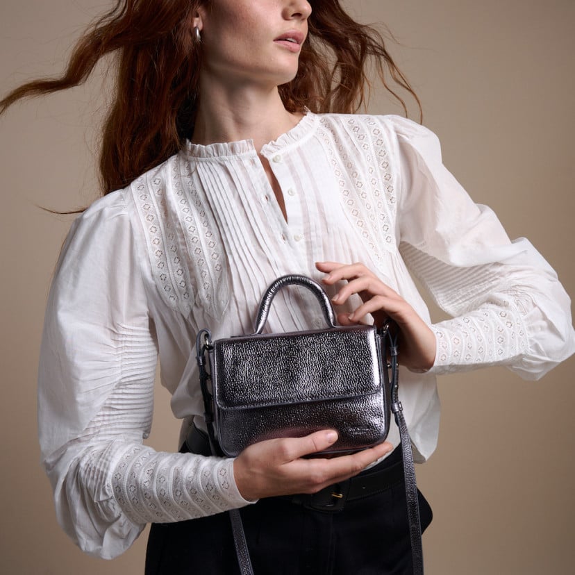 Kleiner Lederhandtasche Bewaffnet | MONPIEL