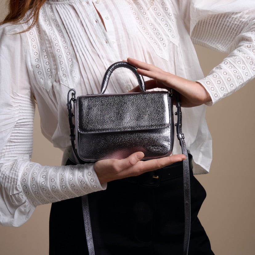 Kleiner Lederhandtasche Bewaffnet | MONPIEL
