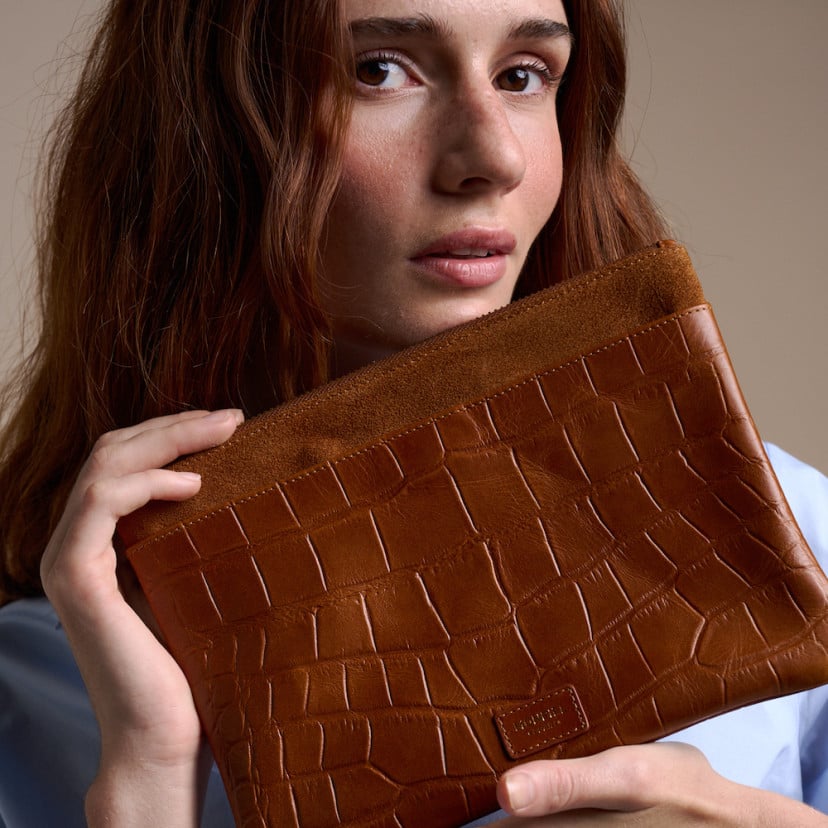 Cartera de Mano de Piel para Mujer | MONPIEL