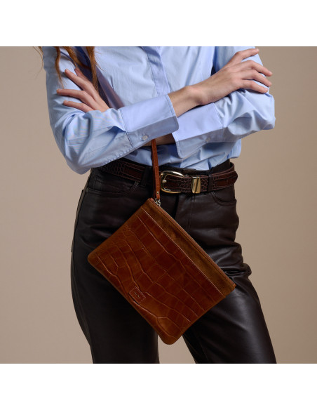 Women’s Leather Clutch | MONPIEL