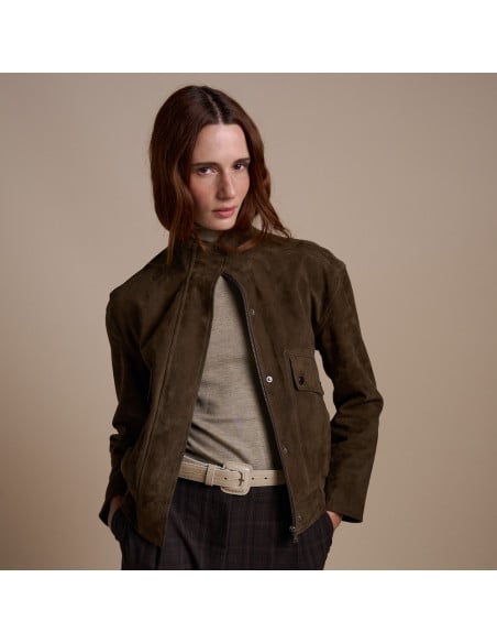 Chaqueta Bomber Ante | MONPIEL