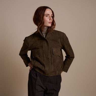 Chaqueta Bomber Ante | MONPIEL 2