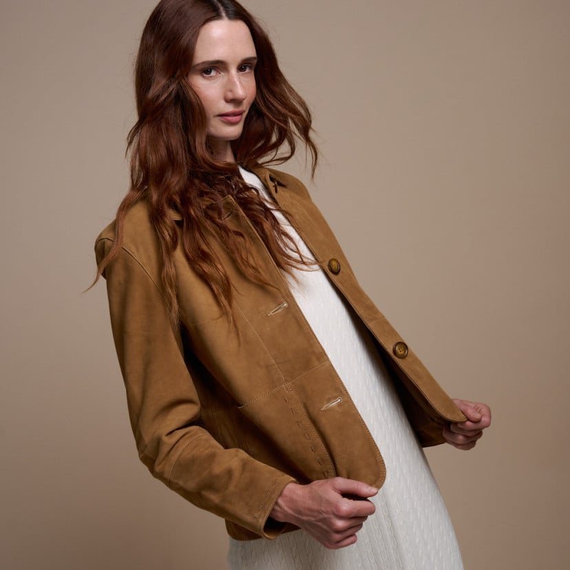 Chaqueta de Piel Mujer Costuras | MONPIEL