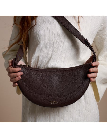 Gaucho Leather Bag with Stitched Handle