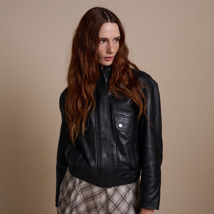 Giacca Bomber in Nappa | MONPIEL