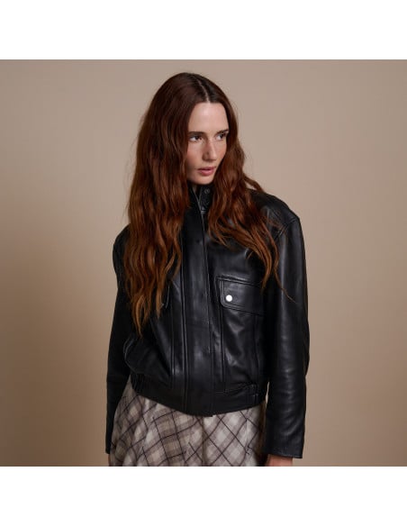 Giacca Bomber in Nappa | MONPIEL