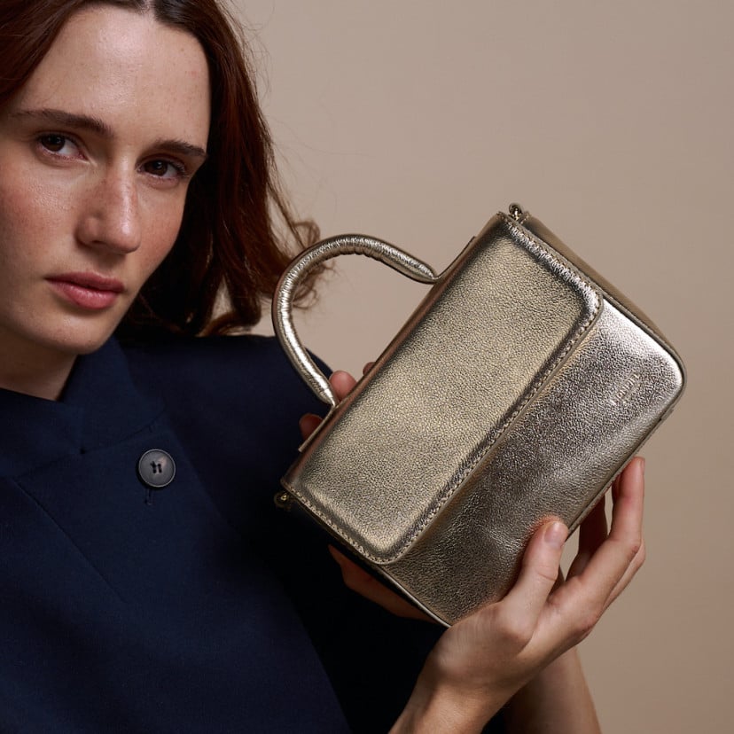 Petit Sac en Cuir Armé | MONPIEL