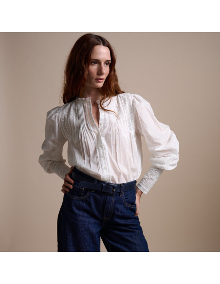 Leather belt Woman with Buckle Leather | MONPIEL