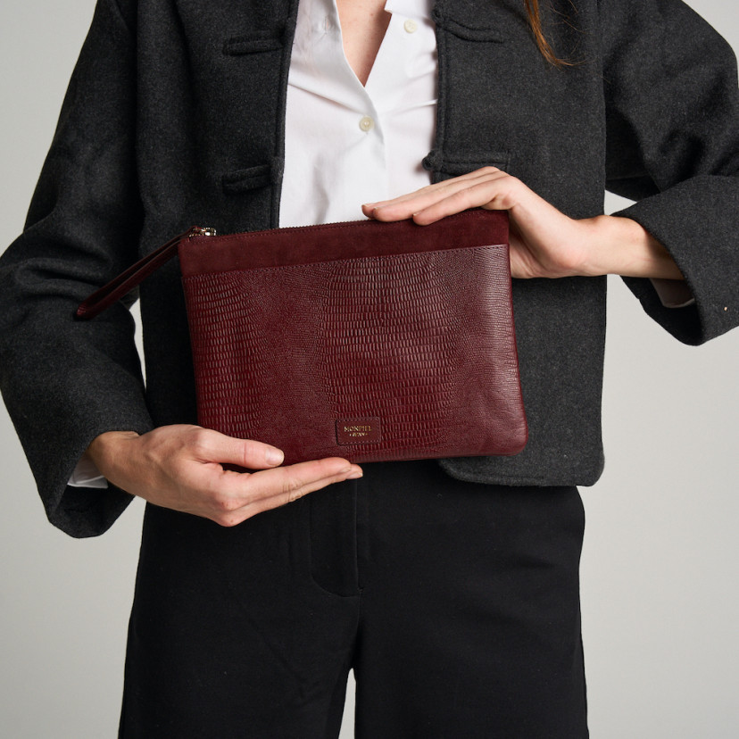 Women’s Leather Clutch Bag | MONPIEL