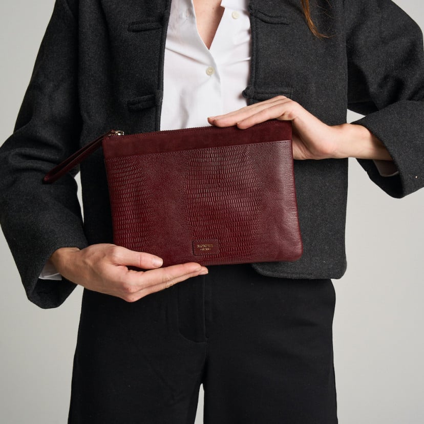 Women’s Leather Clutch | MONPIEL