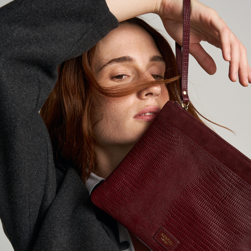 Women’s Leather Clutch | MONPIEL